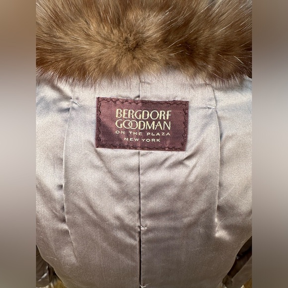 VINTAGE BERGDORF GOODMAN RUSSIAN SABLE FUR COAT CROP JACKET BOLERO SMALL 4 - 6 - Picture 11 of 12